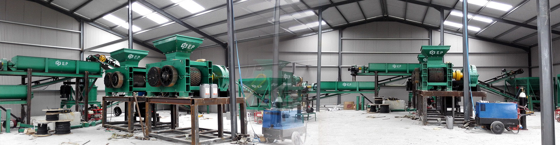 roller briquette production line