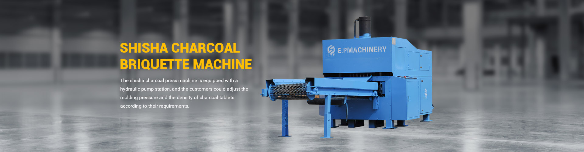 shisha charcoal briquette machine