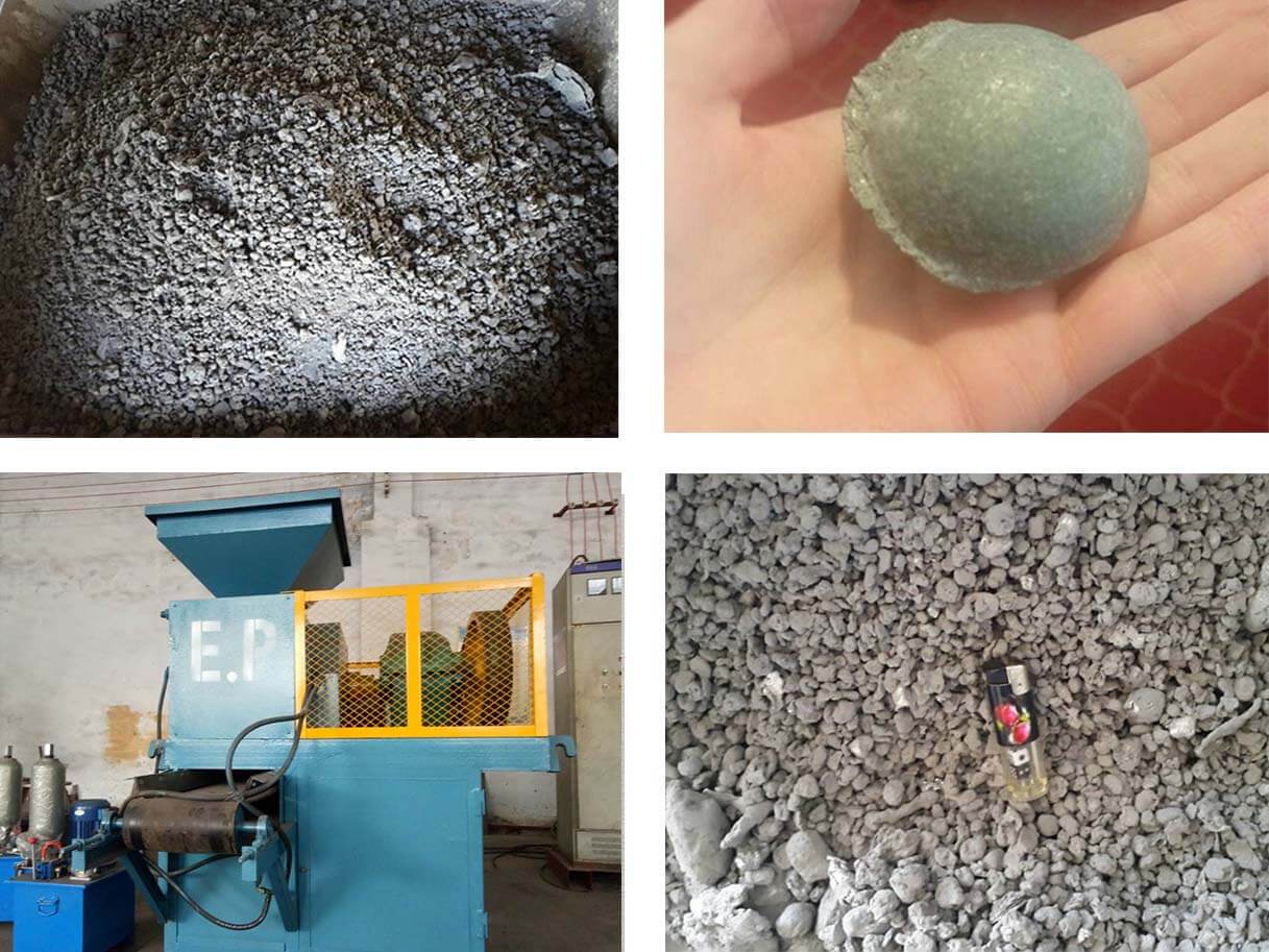 The aluminum slag from Iran
